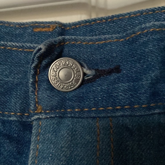 Levi's patchwork denim skirt size 32 - Picture 3 of 10